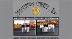 Desktop Screenshot of matthewsgarage.com